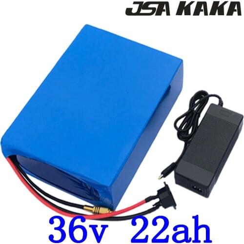 1000W 36V Electric bike battery 36V 20AH 22AH Lithium Battery 36V 22AH ebike battery pack for 36V 250W 350W 500W 1000W motor