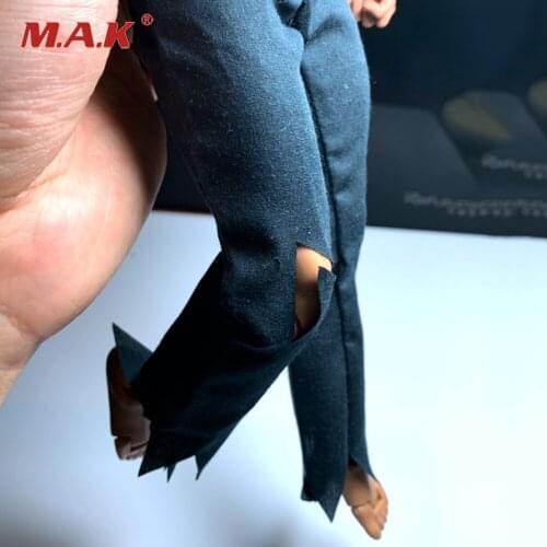 1:6 scale worn out war damage long pants trousers casual pants male figure clothing for 12 inches Action figure