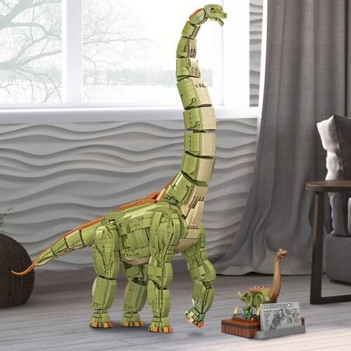 Jurassic Brachiosaurus World Dinosaur Model Bricks Dragon Building Blocks Toys for Kids Children Boy Gifts 2250Pcs