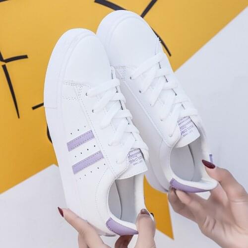 Tenis Feminino Cheap 2019 Tennis Women Shoes Women Sneakers Leather Tenis Blancos Zapatos De Mujer Sport Lace-up Ladies Shoes 7