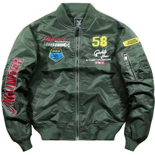 2020 Autumn Top gun Us navy MA1 letterman varsity baseball Pilot air force flight college tactical military army jacket for men