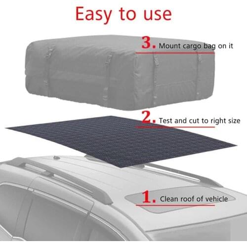 PVC Protective Car Roof Cargo Mat Scratch proof Linner Strong Grip and Extra Cushioning The Car Roof Pad Can Be Used On Your Car