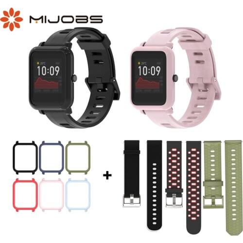 Strap For Amazfit Bip S Bracelet 20mm Watch Band Wristbands For Huami Amazfit GTS Protect Case For Amazfit Bip