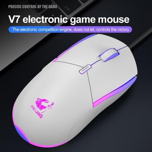 LED Gaming Mouse Optical USB Wired Mouse Gamer Ergonomic Backlight 6 Buttons 2400 DPI PC Mice Computer Mouse For PC Laptop Games