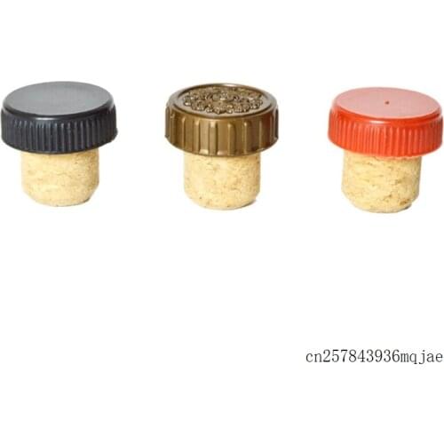 300pcs T-shape Red Wine Stoppers T Shape Wine Bottle Stoppers Sealing Cap Corks Bottle Plug Kitchen Bar Tool