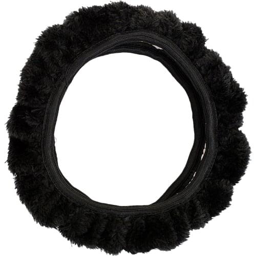 Universal Car Plush Comfortable Soft Stretch On Steering Wheel Cover