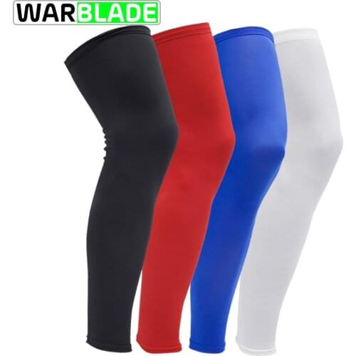 One pcs Anti UV Cycling Legwarmers Compression Bike Sports Leggings Running Hiking Basketball Soccer Leg Sleeves Sports Safety