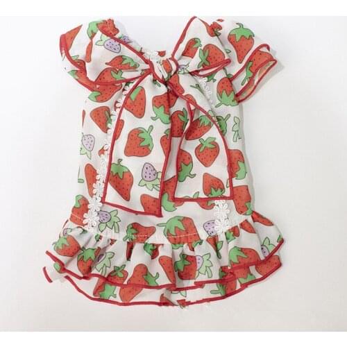 Summer Pet Dog Dress Skirt Cat Clothes Small Dog Yorkshire Chihuahua Puppy Clothing Doggy Pomeranian Poodle Schnauzer Pet Skirt