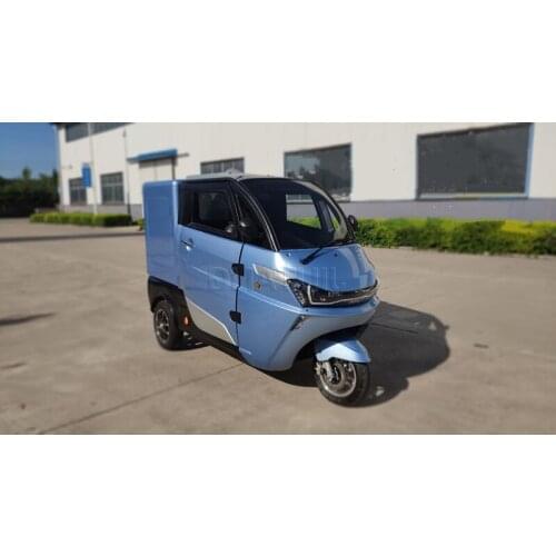 Enclosed Scooter Three rounds Box Pup Truck Mini Electric Utility Cargo Delivery Cars