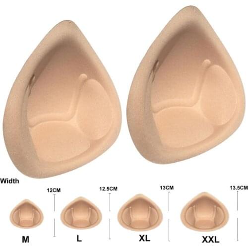 1 Pair Intimates Accessories Women Sponge Foam Bra Pads Insert Push Up Chest Cups Breast False Boob Enhancer Breathable Washable