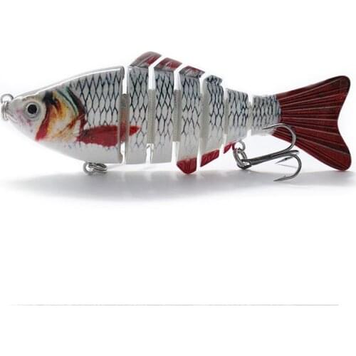 10cm 15.5g Fishing Lures For Dropshipping Multi Jointed Swimbait 7 Segement Wobblers Pike Tackle for Bass Trout Crankbait Lure
