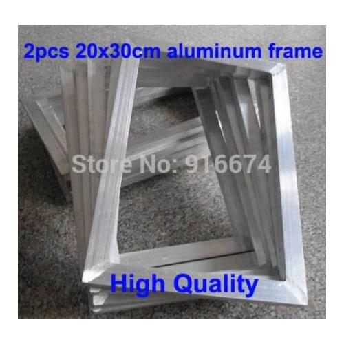 Free Shipping CHEAP 2pcs Silk Screen Printing Aluminum frame outside size 20x30CM
