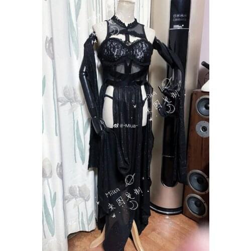 Anime Fate Grand Order Semiramis Black Pajamas Valentines Day Sexy Dress Cosplay Costume Halloween Women Free Shipping 2021 New