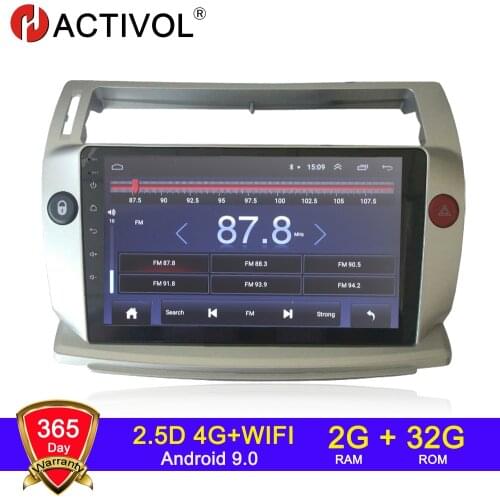 4G WIFI 2G 32G Android 9.0 2 din car radio for Citroen C4 C-Triomphe C-Quatre 2004-2009 autoradio car audio stereo автомагнитола