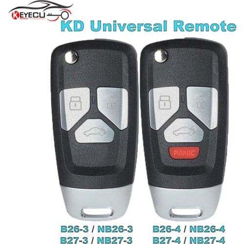 B26-3 B26-4 B27-3 B27-4 NB26-3/4 NB27-3/4 Universal Remote Key KD Key Remote Car Key KD900 URG200 KD900+ KD200 Mini KD KD-X2