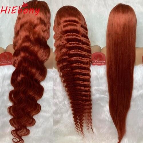 HiEbony Preplucked Lace Front Wig Deep Wave 180% Glueless Remy Human Hair Lace Front Wig Deep Part 13x4 Lace Wigs with Baby Hair