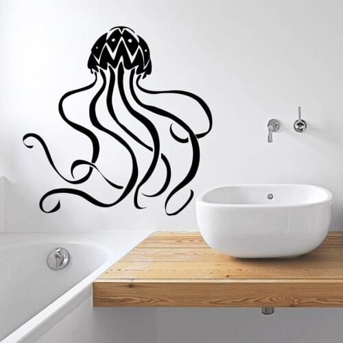Beauty Big Scaleph Wall Murals Claptrap Decor Kids Bedroom Jellyfish Decal Vinyl Stickers Decative Adhesives Posters Paper S-120