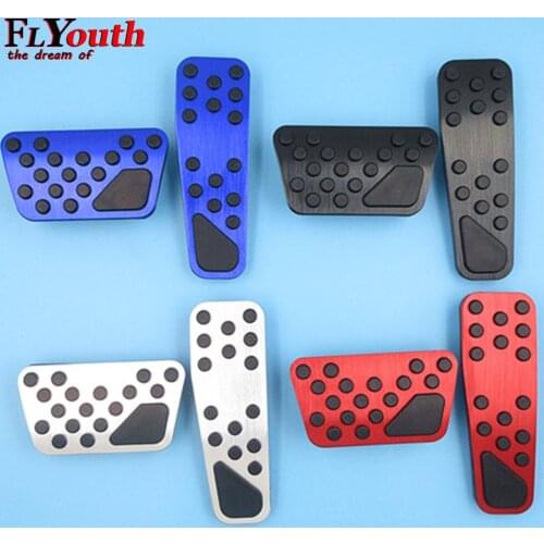 Aluminum Alloy Pedal Cover For Dodge Challenger Charger Chrysler 300C No Drilling Aluminum Brake And Accelerator Pedal Covers