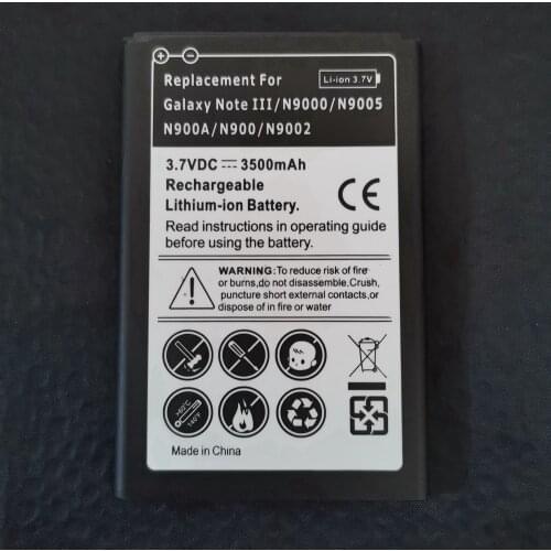 High quality B800BC li-ion battery For Samsung galaxy note 3 N900 N9002 N9009 N9008 N9006 N9005 note3 3200mah Battery B800BE
