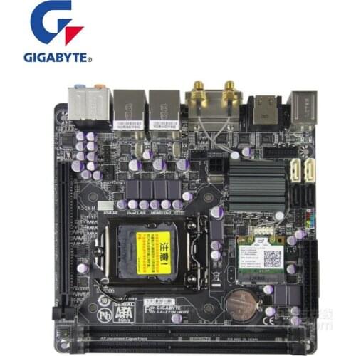 MINI-ITX ITX For GIGABYTE GA-Z77N WIFI Z77N WIFI Motherboard LGA 1155 For Intel Z77 Used Desktop Mainboard USB3.0 PCI-E X16