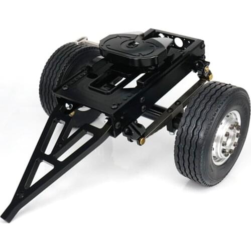 New single axis trailer sets for tamiya 1:14 scale remote control scania R620 56323 R730 MAN tgx beEnz 1851 3363 volvo truck