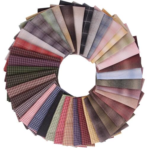 Yarn Dyed Japanese Cotton Fabric Patchwork Purse Quilting Craft Fabric bundles Applique Sewing Fabric 24*34cm Choose Color