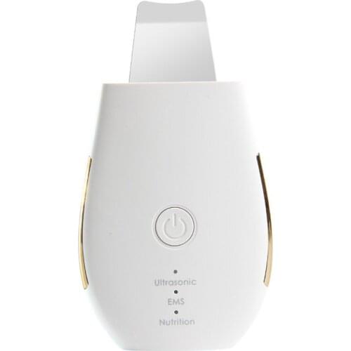 Portable Size Beauty Ultrasonic Face Cleaning Skin Scrubber Facial Cleaner Skin Peeling Blackhead Removal Pore Cleaner