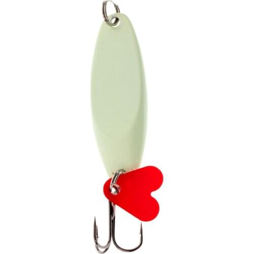 Luminous Fishing Lures Metal Hard Baits Spinner Baits Spoons Treble Hook Senuelos de pesca leurres de peche