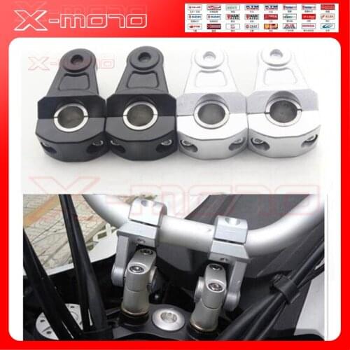 22mm or 28mm Universal CNC Aluminum Motorcycle Handle bar Clamp Handlebar Riser Adjustable For most motorcycle dirt bike