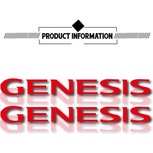 3D Waterproof logo rim sticker decorative motorcycle helmet logo reflective decal suitable for hyundai genesis GENESIS