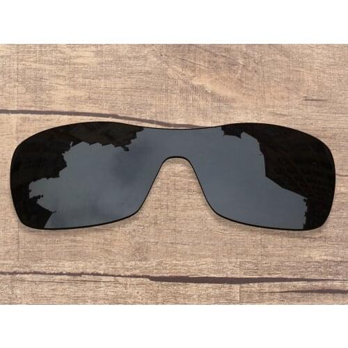 Vonxyz Stealth Black Polarized Replacement Lenses for-Oakley Antix Frame
