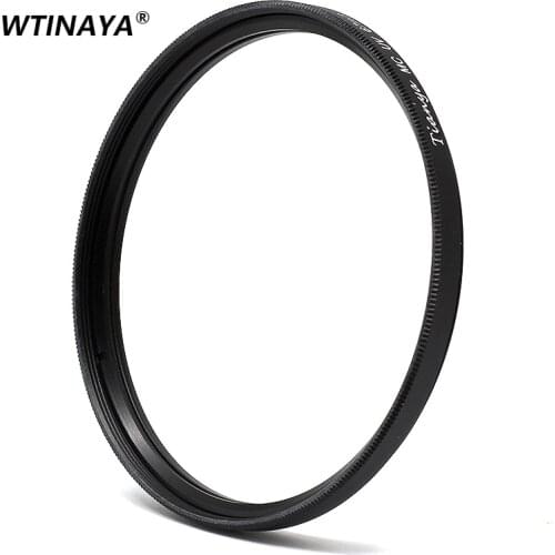 WTIANYA Multi-Coated UV Filter 37 40.5 43 46 49 52 55 58 62 67 77 82 86mm for Canon Nikon Sony Fujifilm Panasonic Camera Lens