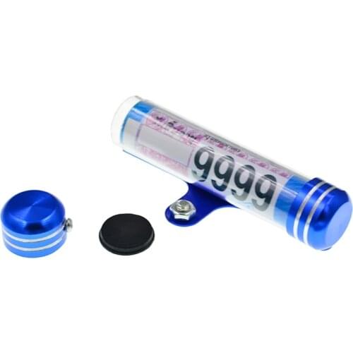 1pc Motorcycle Tube Tax Disc Cylindrical Holder Frame Real with Screwdriver Kit Universal Fits Motorbike Scooter Waterproof