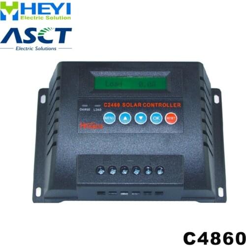 182*120*70mm Solar Charge and Discharge Controller C4860-40 40A 48V solar controller pwm LCD parameters adjustable