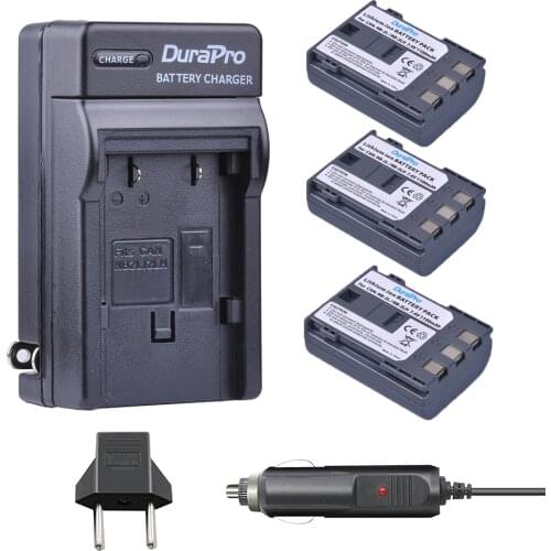 3pc 1100mAh NB-2L NB 2L NB2L NB-2LH Rechargeable Camera Battery + Wall/ Car Charger for Canon camera 350D 400D G7 G9 S30 S40 Z1