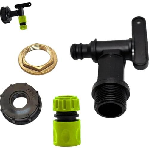 IBC Tank Tap Adapter S60x6 Hose End Connector Water Butt Storage IBC Tank Hose Fitting Parts For Home Garden Water Connectors