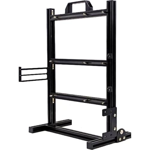 Aluminum PC Hollow Vertical DIY ATX/M-ATX/ITX Chassis Frame Studio Desktop PC Mainframe ATX Water Cooler Game Chassis