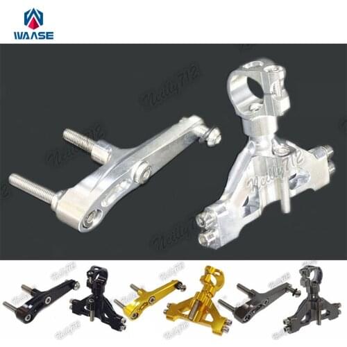 Motorcycle CNC Aluminium Steering Stabilizer Damper Mounting Bracket For KAWASAKI Ninja ZX-14R ZX14R 2012 2013 2014 2015 2016