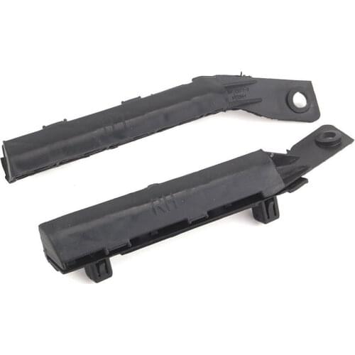 BBQ@FUKA 2pc High Quality Plastic Black Bumper Bracket Front Left and Right Car Styling For Nissan Versa 2007-2012