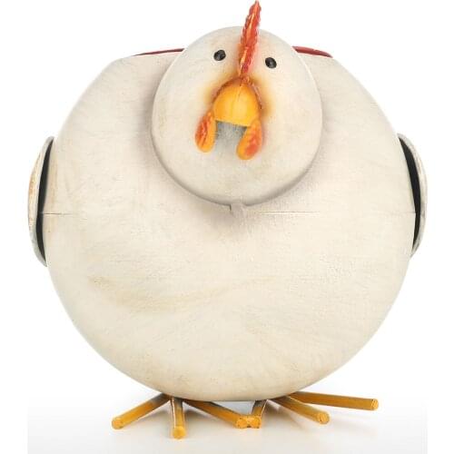 Flower plant Pot Iron Chicken Planter Succulent Flowers Handmade Garden Vast Decor planter balcony decorations flowerpot