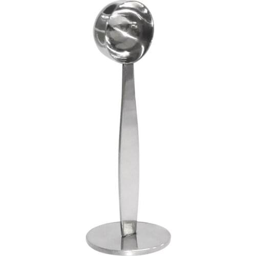 Espresso Stand Coffee Measure Tamper Spoon Stainless Steel Coffee & Tea Tools Measuring Tamping Scoop 1 Pieces Silver
