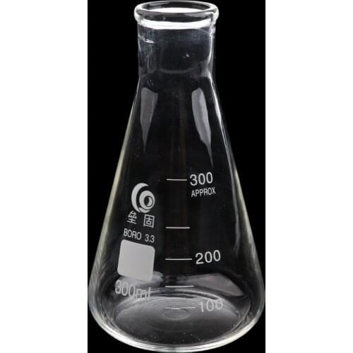 Graduated Borosilicate Glass Conical Flask Erlenmeyer Measuring Cups 50ml - 2L
