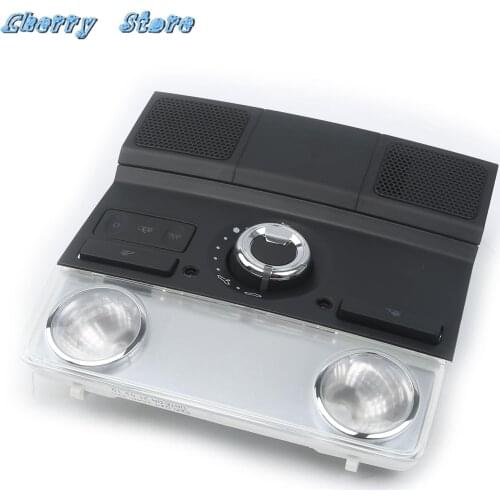 Chrome Interior Flashlights And Overhead Dome Sunroof Reading Light Switch For VW Golf Jetta MK5 MK6 Passat CC Tiguan Skoda Seat