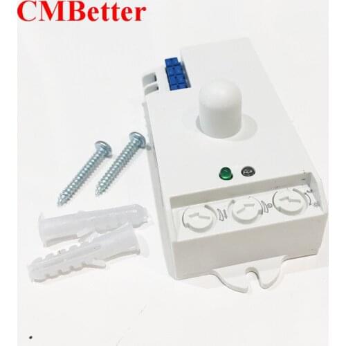 CMBetter 220V IR Infrared Module Sensing Microwave Radar Body Sensor Switch Delay Distance Is Adjustable Useful Home House Tools