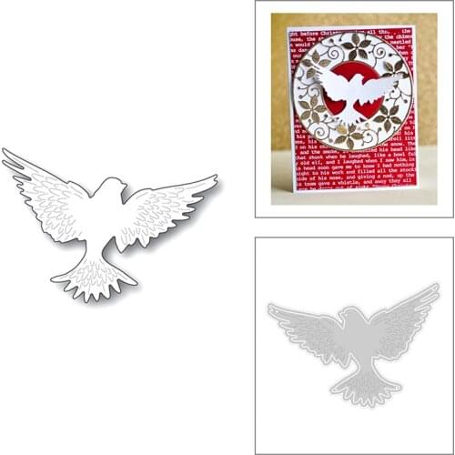 2020 New Birds Animal Pigeon Metal Cutting Dies For DIY Cut Paper Craft Making Background Decoration Card Scrapbooking No Stamps