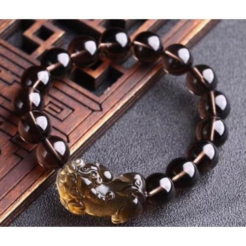Natural ice obsidian beads 10-14mm men and women models single ring bracelet with lucky money bracelets ob2769