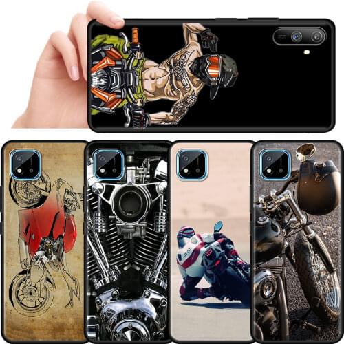 Hot Vintage Motorcycle Sports Cover for Realme 6 7 C21 C3 XT 5 X50 Pro 8 7i C11 C15 V5 5G GT Neo Cell Phone Case Shell Coque