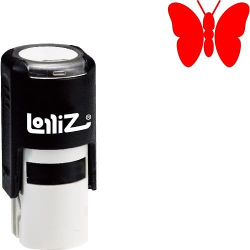 LolliZ Solid Animal Symbol Series Design #4 Self-Inking Rubber Stamp