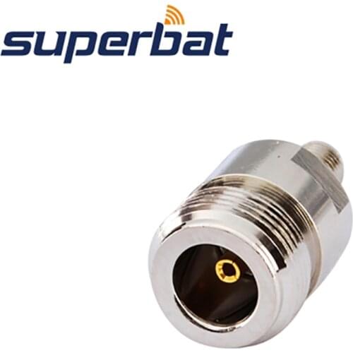 Superbat 5pcs SMA-N Adapter RP-SMA Jack(male pin) to N Female Straight RF Coaxial Connectot