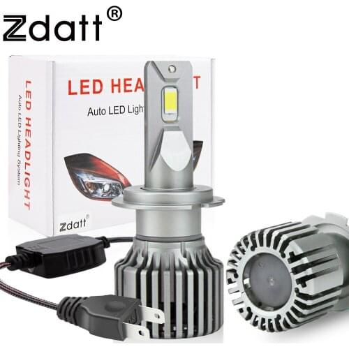 Zdatt 2PCS Bulb H1 H8 H11 H4 H7 Led Canbus Car Light 6000K 90W 16000LM 12 24V Lightings Lamp 9005 9006 HB3 HB4 Headlight